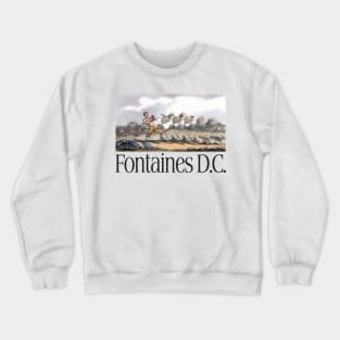 Fontaines DC • •• • Retro Fan Design Crewneck Sweatshirt